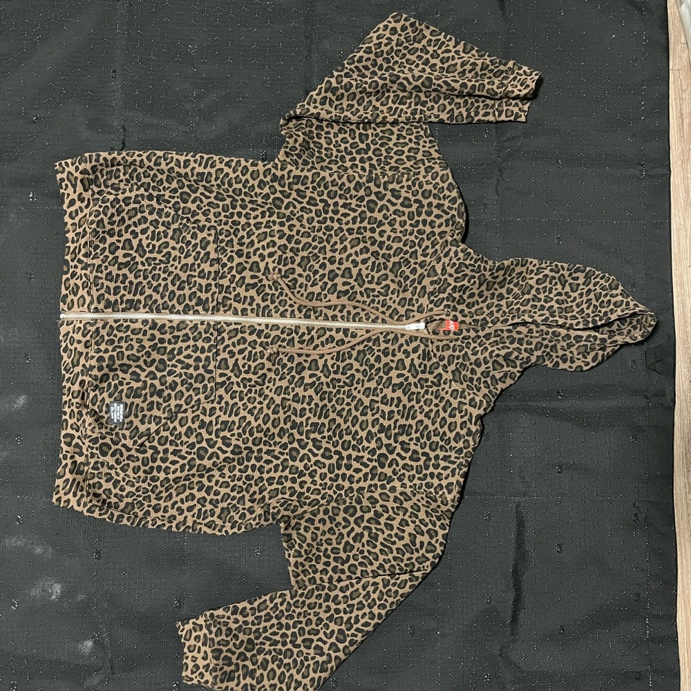 Supreme Brown Leopard Pattern Jacket